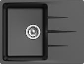 EWIGSTEIN Мойка GERD 45F 1-чаша+крыло 650*500мм черный арт.EW- EWIGSTEIN Мойка GERD 45F 1-чаша+крыло 650*500мм черный арт.EW-