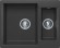 Кухонная мойка Polygran BRIG-620 №16 Черн