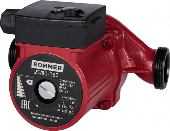 Циркуляционный насос Rommer RCP-0002 25/80-180