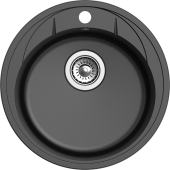 EWIGSTEIN Мойка ELEGANT R45 1-чаша D-484мм черный арт.EW- EWIGSTEIN Мойка ELEGANT R45 1-чаша D-484мм черный арт.EW-