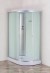 Душевая кабина EvaGold прямоугольная левая F121WS-L (80*120 низ. под., рифл. стек., белая стен., хром матовый проф. 3к)
