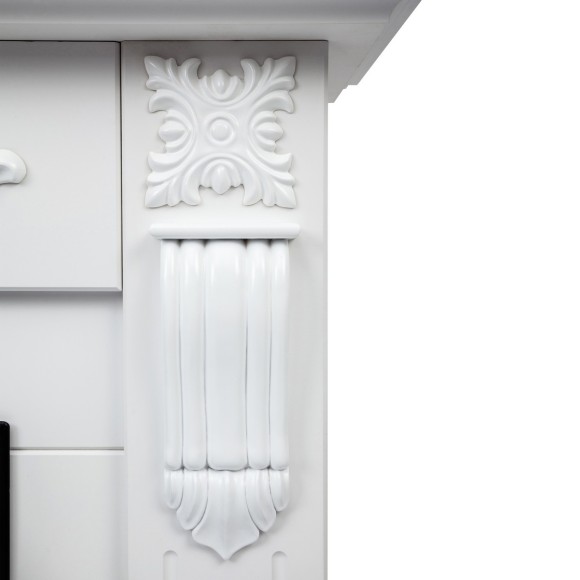 Электрокамин RealFlame Dominica WT с Fobos s Lux BL