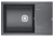 7805, ГРАФИТ (ЧЁРНО-СЕРЫЙ), кухонная мойка, кварц