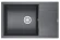 7805, ГРАФИТ (ЧЁРНО-СЕРЫЙ), кухонная мойка, кварц