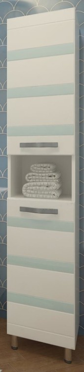 35 Пенал-шкаф "Fantasy 35" белое дерево