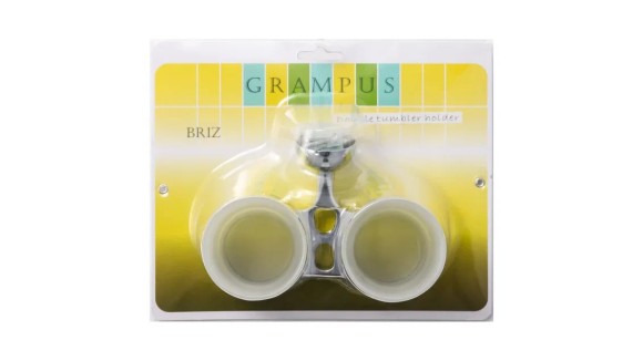 Подстаканник двойной Grampus Briz  GR-3007