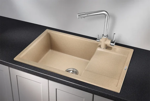 7805, ПЕСОК, кухонная мойка, кварц