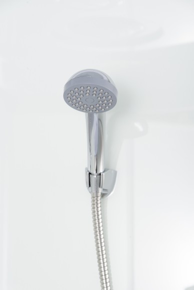 Душевая кабина EvaGold прямоугольная левая F122WS-L (80*120 высок.под.,рифл.стек.,белая стен.,хром матовый проф.3к)