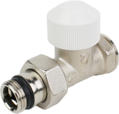 Вентиль Elsen ВН 1/2&quot;-1/2&quot; термостатический, никелированный, прямой