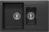 Кухонная мойка Polygran BRIG-770 №16 Черн