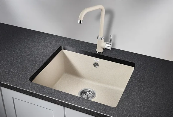 5551, ПИРИТ, кухонная мойка, кварц 5551, ПИРИТ, кухонная мойка, кварц