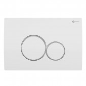 Клавиша смыва Point Виктория PN44061WC для инсталляции, белая/хром