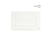 Панель механическая двойная OLI RIA, пластик, белый