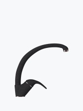 Смеситель кухонный POLYGRAN Высокий (черный №16)