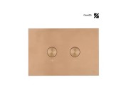 Панель пневматическая двойная OLI BLINK, сталь, бронза, антивандальная