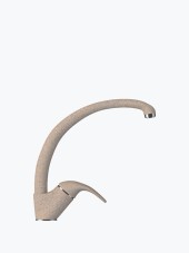 Смеситель кухонный POLYGRAN Высокий (песочный №302)