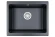 5551, ШВАРЦ (чёрный металлик), кухонная мойка, кварц 5551, ШВАРЦ (чёрный металлик), кухонная мойка, кварц