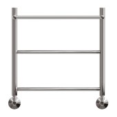 Полотенцесушитель водяной Point Афина PN04155P П2 500x500 с полкой, хром