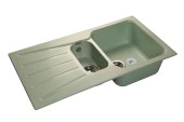 GRANFEST Мойка STANDART 940KL 1,5-чаши+крыло 940*495мм салатовый арт.GF- GRANFEST Мойка STANDART 940KL 1,5-чаши+крыло 940*495мм салатовый арт.GF-