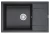 7805, ЧЁРНЫЙ, кухонная мойка, кварц