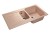 GRANFEST Мойка STANDART 940KL  1,5-чаши+крыло 940*495мм светло-розовый арт.GF-