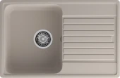 GRANFEST Мойка QUARZ 78  1-чаша+крыло 740*480мм песочный арт.GF-Z-