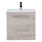 Тумба GIO, 60 см, подвесная, 2 ящика, дуб кантри