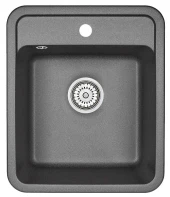 4202, ЧЁРНЫЙ, кухонная мойка, СтандАРТ кварц