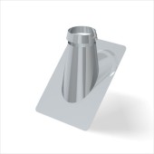 Крышная разделка угловая (нерж. 0,5) Ф300