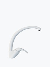 Смеситель кухонный TOLERO Высокий (бел №923)