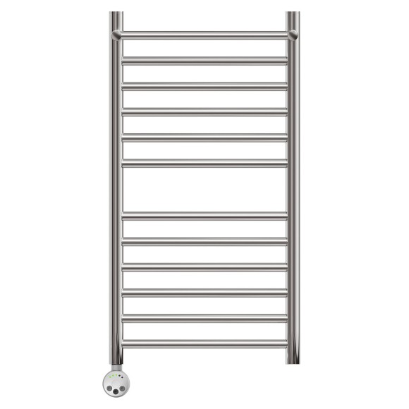 Полотенцесушитель электрический Point Аврора PN10148SPE П11 400x800 с полкой левый/правый, хром Полотенцесушитель электрический Point Аврора PN10148SPE П11 400x800 с полкой левый/правый, хром