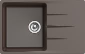 EWIGSTEIN Мойка GERD 60F 1-чаша+крыло 780*500мм шоколад арт.EW- EWIGSTEIN Мойка GERD 60F 1-чаша+крыло 780*500мм шоколад арт.EW-