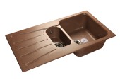 GRANFEST Мойка STANDART 940KL 1,5-чаши+крыло 940*495мм терракот арт.GF- GRANFEST Мойка STANDART 940KL 1,5-чаши+крыло 940*495мм терракот арт.GF-