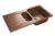 GRANFEST Мойка STANDART 940KL  1,5-чаши+крыло 940*495мм терракот арт.GF-