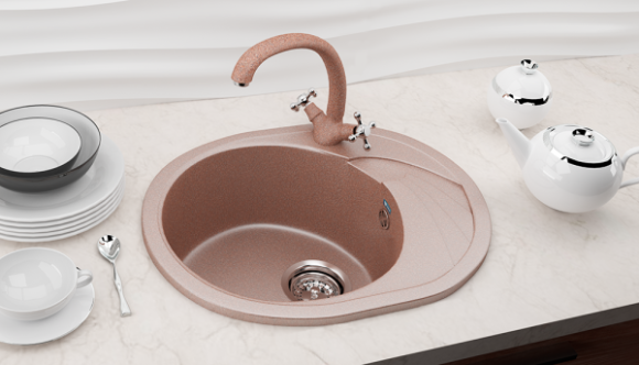 Мойка Ulgran U-403-341, ультра-белый