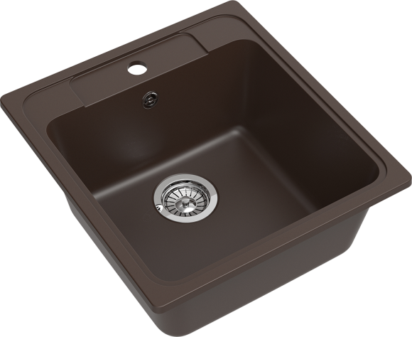 EWIGSTEIN Мойка ELEGANT 50  1-чаша 518*478мм шоколад арт.EW-
