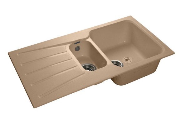GRANFEST Мойка STANDART 940KL  1,5-чаши+крыло 940*495мм топаз арт.GF-