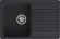 GRANFEST Мойка QUARZ 78  1-чаша+крыло 740*480мм черный арт.GF-Z-