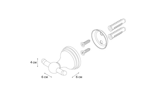 Крючок двойной Grampus Laguna GR-7805
