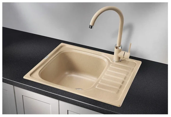 5801, ПЕСОК, кухонная мойка, кварц
