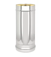 Сэндвич-дымоход (н/ж.ст0,8мм+н/ж.ст) 0,5м Ф180х280