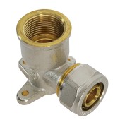 Угольник компрессионный с настенный 20х1/2 Comtek Угольник компрессионный с настенный 20х1/2 Comtek