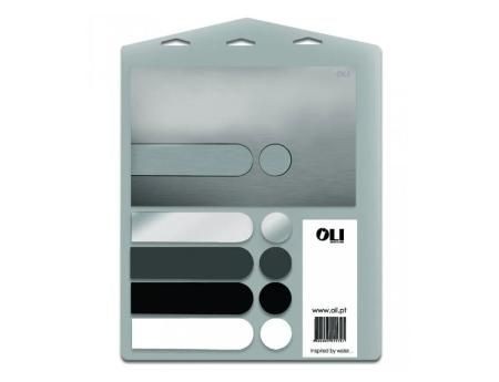 Панель механическая двойная OLI i-PLATE пластик, 4 цвета