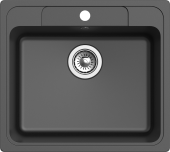 EWIGSTEIN Мойка ELEGANT 60  1-чаша 570*510мм антрацит арт.EW-