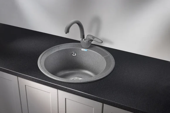 4802, ГРАФИТ, кухонная мойка, СтандАРТ кварц 4802, ГРАФИТ, кухонная мойка, СтандАРТ кварц