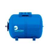 Мембранный бак для водоснабжения горизонтальный Wester Premium WAO24_нерж. контрфланец Мембранный бак для водоснабжения горизонтальный Wester Premium WAO24_нерж. контрфланец