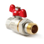 Кран шаровый 3/4" американка PRO AQUA