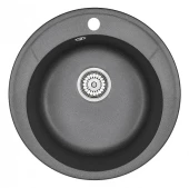 4802, ЧЁРНЫЙ, кухонная мойка, СтандАРТ кварц