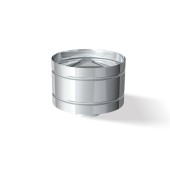 Зонт-Д с ветрозащитой (нерж. сталь 0,5мм) Ф130