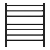 Полотенцесушитель электрический Point Веста PN70756B П7 500x600, диммер слева, черный